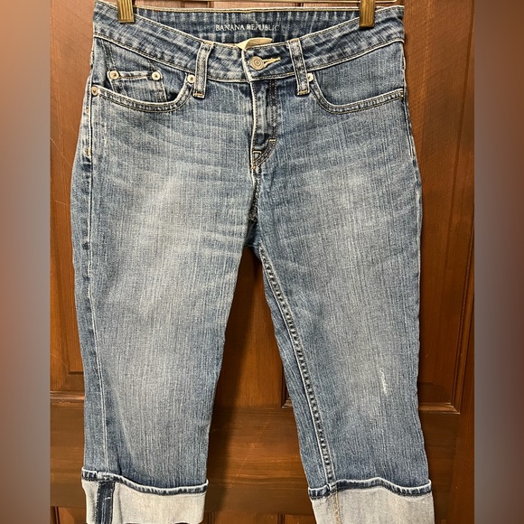 Jean Capri Skinny Fille Cat & Jack – Taille 12 – Denim Bleu Imprimé Flèches – Neuf